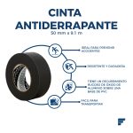 Cinta Antiderrapante Navitek M-40 Negro de 50 mm x 9.1 m - Imagen 2