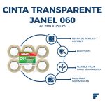 Cinta Transparente Janel 075 de 48 mm x 150 m