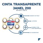 Cinta Transparente Janel M-355 48 mm x 150 m