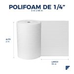 Rollo de Polifoam de 1/4" x 2.00m x 55m - Imagen 3